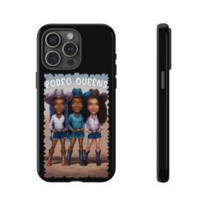 3 Black Rodeo Queens - Melanin Country Girls - iPhone 14 15 - Cell Phone - Tough Cases