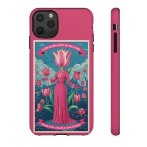 Tulip Woman - Garden of Life  - iPhone 8 X 11 - Cell Phone - Tough Cases