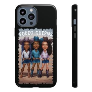 3 Black Rodeo Queens - Melanin Country Girls - iPhone 12 13 - Cell Phone - Tough Cases