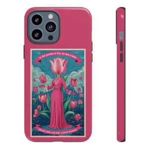 Tulip Woman - Garden of Life - iPhone 12 13 - Cell Phone - Tough Cases