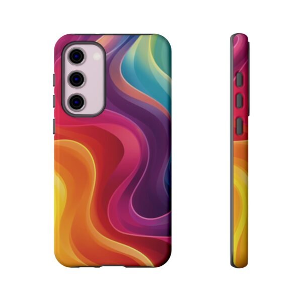 Rainbow Swirls - Colorful Abstract - Samsung Galaxy S22 S23 S24 - Cell Phone - Tough Cases 2 96740 88