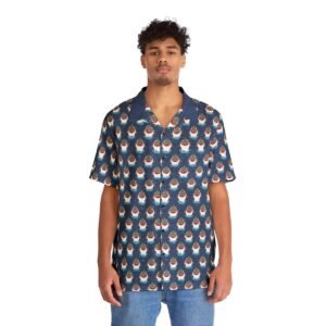 Cartoon Shark Pattern - Wear it During the Week - Men's Hawaiian Shirt