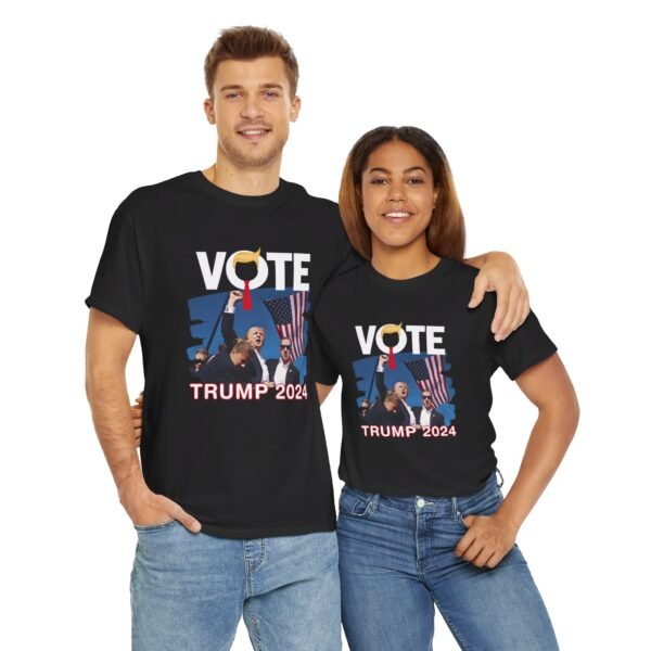 Trump 2024 - Fist Pump - Assassination Attempt - 7/13/2024 - Unisex Heavy Cotton Tee 2 9755903278841058503 2048