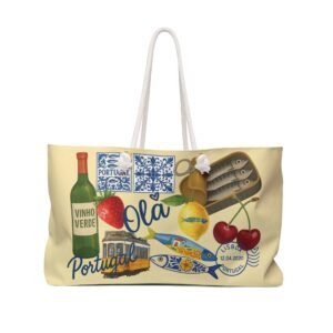 Weekender Bag - Tote - Portugal Collage - Banana - Travel - Vacation - Pride