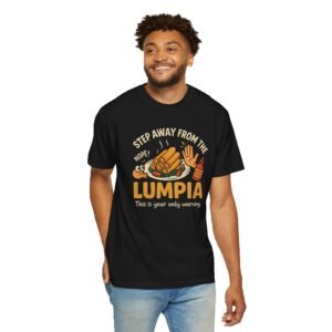 Unisex Garment-Dyed T-shirt - Comfort Colors 1717 - Eggrolls - Step Away from the Lumpia - Nope - Banana Ketchup