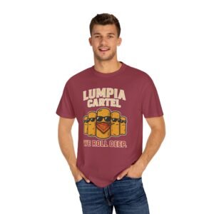 Unisex Garment-Dyed T-shirt - Comfort Colors 1717 - Eggrolls - Lumpia Cartel - We Roll Deep - Bandits