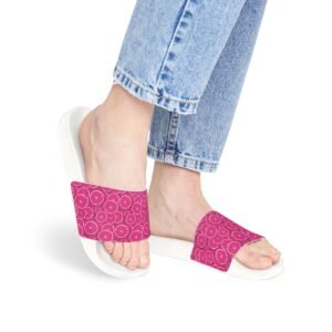 Pink Grapefruit Pattern Women's Sandals – Stylish & Comfortable Spring or Summer Slippers