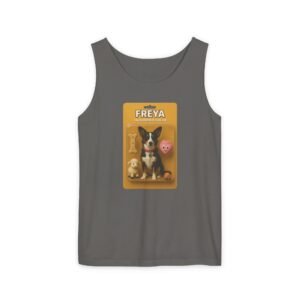 Action Figure Set Tank Top- Freya the Border Collie - Customized With Your Dog or Pet