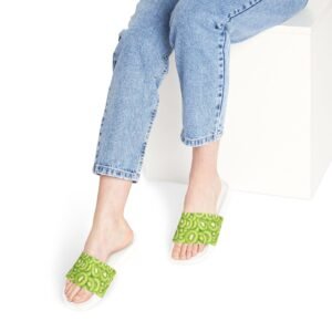 Kiwi Pattern Women's Sandals – Stylish & Comfortable Spring or Summer Slippers